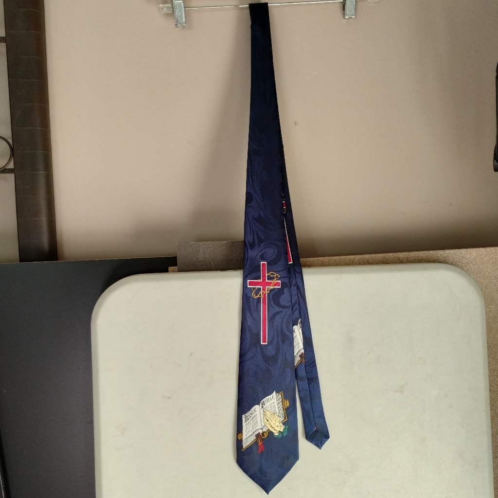 Renaissance Brand Holy Bible Tie Renaissance Brand Holy Bible Tie